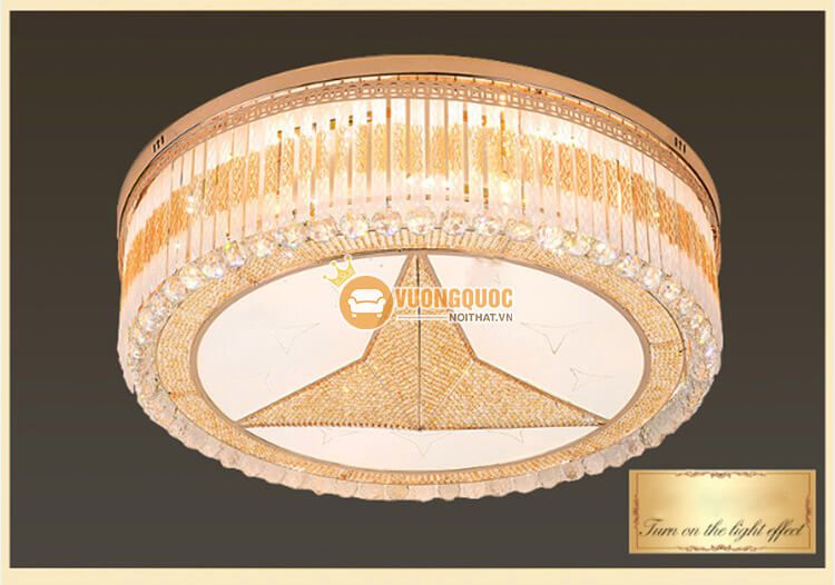 Đèn ốp trần phòng khách đẹp tinh tế CM275-6